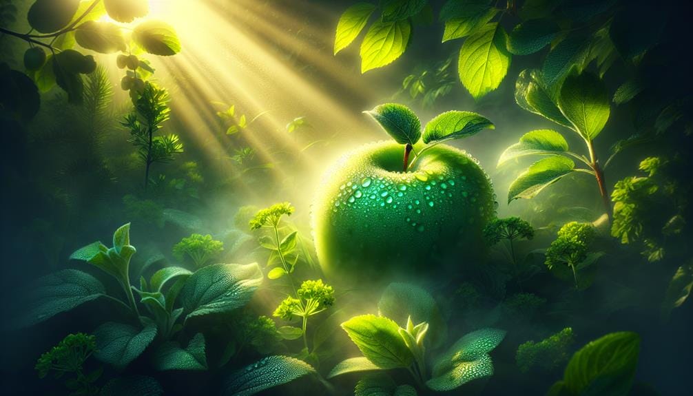 fruchtige frische gr ner apfel